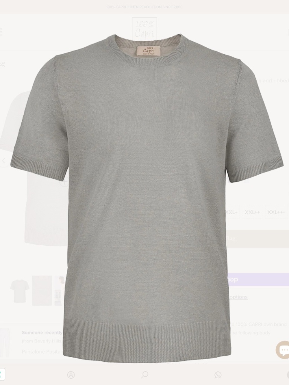 🏆 100% CAPRI LUXURY LINEN SHIRT 🏆 - Picture 2 of 10
